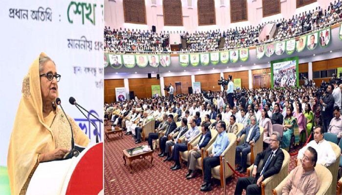 আওয়ামী লীগ সৃষ্টি করে, বিএনপি ধ্বংস করে: প্রধানমন্ত্রী আওয়ামী লীগ সৃষ্টি করে, বিএনপি ধ্বংস করে: প্রধানমন্ত্রী