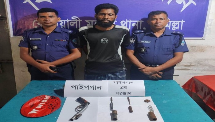 পাইপগানসহ সন্ত্রাসী বাকের গ্রেপ্তার পাইপগানসহ সন্ত্রাসী বাকের গ্রেপ্তার