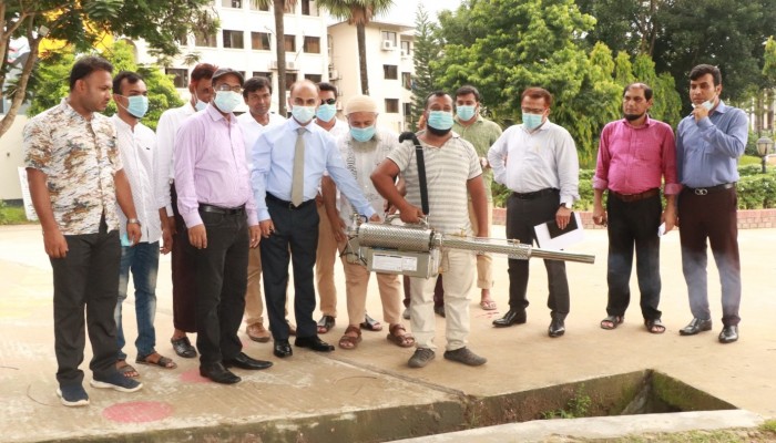 মশামুক্ত ক্যাম্পাস গড়তে ফগার মেশিন কিনলো কুবি মশামুক্ত ক্যাম্পাস গড়তে ফগার মেশিন কিনলো কুবি
