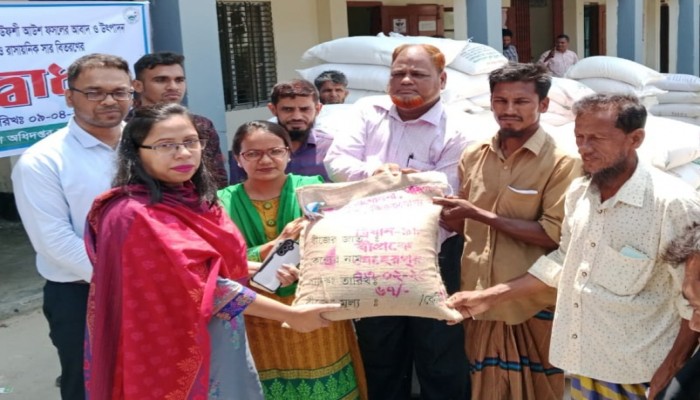বিনামূল্যে সার ও বীজ পেলো দাউদকান্দির ৪০০ কৃষক" বিনামূল্যে সার ও বীজ পেলো দাউদকান্দির ৪০০ কৃষক"
