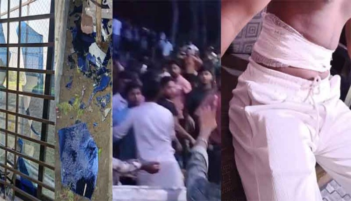 দাউদকান্দিতে ফুটবল খেলাকে কেন্দ্র করে হামলা ভাংচুর ইউপি সদস্যসহ আহত ৭